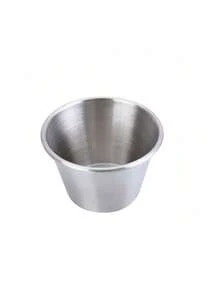 1PC/Sauce Cup For Steak/Salad/Tomato Sauce/Mexican Pancake Dip 2pcs/4pcs/6pcs/Set,Kitchen,Christmas Gift,School Supplies - Silver - View 9
