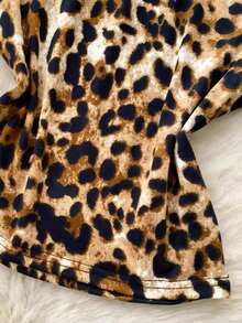 Franclia 女士休闲度假时尚街头豹纹印花背心，夏季 - 彩色 - 查看 3