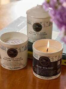 Cirelle 陶瓷香薰蜡烛 - 大豆蜡材质，燃烧时间长达120小时，防风盖，无烟，适合居家使用，复古设计，放松身心的礼物之选。 - 彩色 - 查看 2