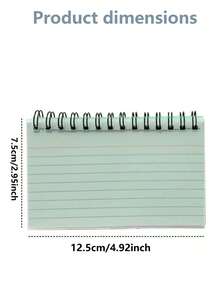 Conjunto de 6 cadernos minimalistas com espiral, estilo , disponíveis em várias cores! Perfeitos para anotações em festas, eventos estudantis e para escrita casual. Super práticos para salas de aula, bibliotecas e para levar para qualquer lugar. Um caderno compacto para você levar sempre com você. - Multicolorido - Ver 14