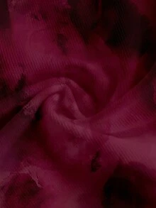 Firerie 优雅性感休闲简约扎染印花派对风露背吊带背心，适合女性，春季、夏季、情人节、狂欢节等场合。 - 酒紅色 - 查看 6