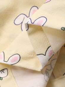 DAZY 可爱兔子印花女士睡衣套装