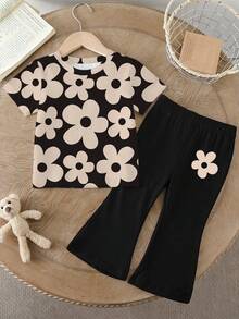 2pcs/Set Girls Casual Chic Creative Personalized Fresh Minimalist Black ...