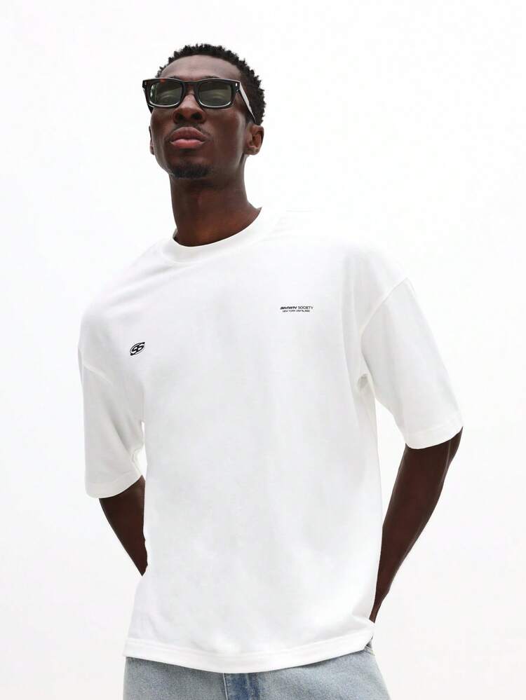 Oversized Graphic T-Shirt With Print Design