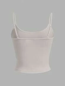 SHEIN EZwear 4件套女士露脐休闲吊带背心套装 - 彩色 - 查看 11