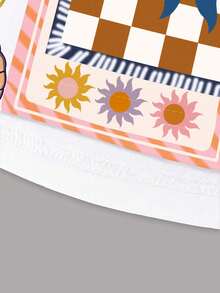 Sundraya 热带印花抹胸上衣，休闲度假风 - 彩色 - 查看 4