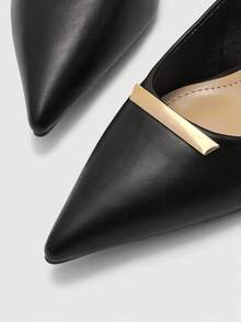 CUCCOO BIZCHIC Women Pumps Valentine's Day - Matte Black - View 8