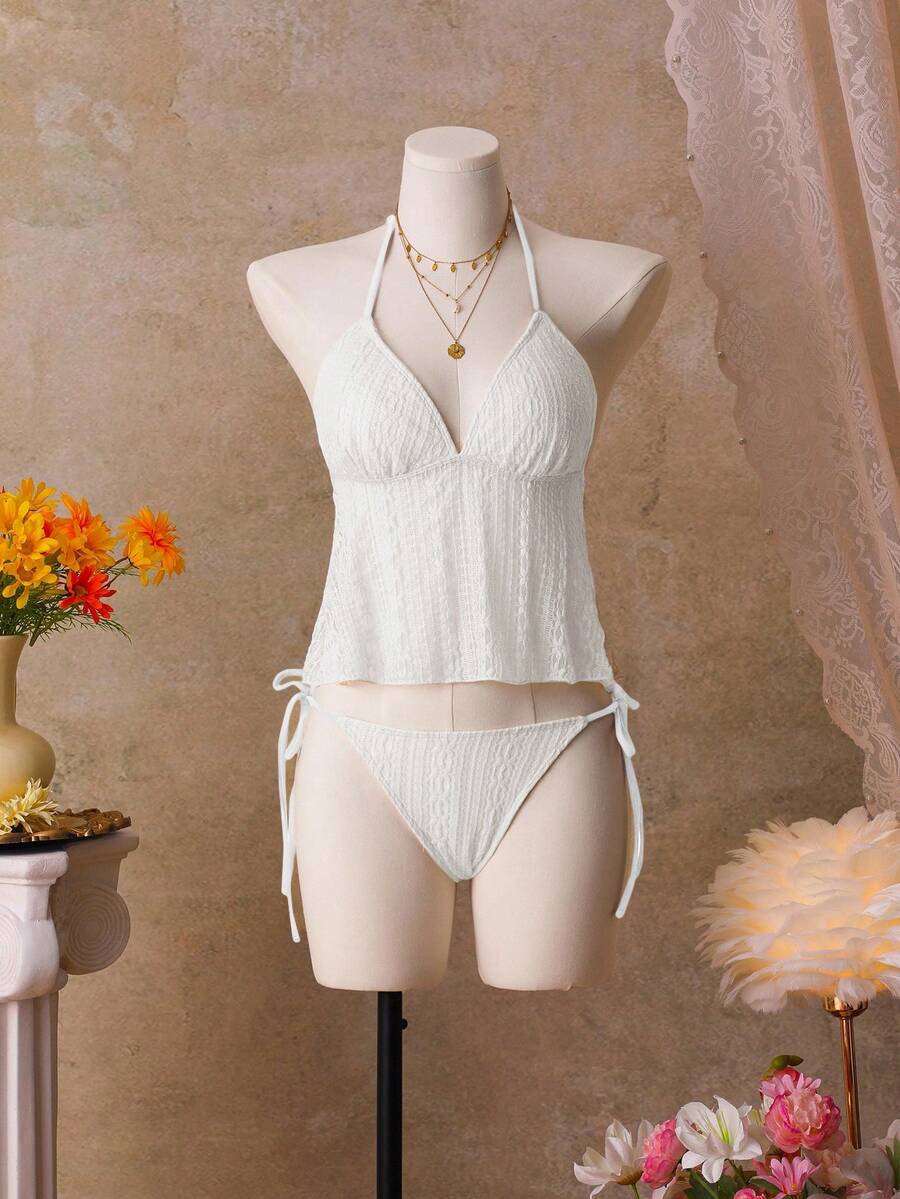 Bellisia Bộ sưu tập đồ bơi nữ mới năm 2026: Áo tắm tankini cổ chữ V phối màu hoa văn dễ thương, chất liệu đặc biệt, thích hợp cho kỳ nghỉ hè, đi chơi, hẹn hò, tiệc trà chiều, phong cách miền Tây, du thuyền, bãi biển, đảo, du lịch đường bộ, mọi mùa, lễ hội âm nhạc, kỳ nghỉ Boho, kỳ nghỉ Bohemian, mùa thu thư giãn, phong cách Boho miền Tây, áo kiểu thanh lịch cho nữ, trang phục Y2K, trang phục đi nghỉ mát cho nữ, trang phục dự tiệc, trang phục Valentine, trang phục nghỉ hè, bộ đồ bơi 2 mảnh mùa hè cho nữ, bộ đồ bơi hai mảnh cho nữ, bộ đồ bơi hai mảnh mùa hè, bộ đồ bơi cô dâu, bộ đồ bơi hai mảnh cho nữ, bikini hai mảnh cổ yếm màu trắng, bộ đồ bơi hai mảnh màu trắng, đồ bơi cổ yếm đi biển, bộ đồ bơi hai mảnh cho nữ, bộ đồ bơi hai mảnh mùa hè, bộ đồ bơi hai mảnh mùa hè, bộ đồ bơi hai mảnh đi biển cho nữ, đồ bơi hai mảnh màu trắng. - trắng - Xem 1