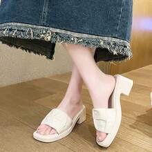 Sandalias de tacón alto para mujeres - Blanco - Ver 2