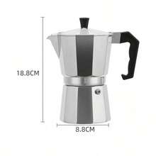 Zazumi Classic Italian-American Espresso Maker - 10.14oz Aluminum Stovetop Coffee Pot, Manual Operation, Perfect For Home & Restaurant Use Back To School - Multicolor - View 14