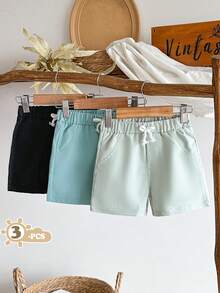Vintaside Kids Bộ quần áo ngắn nhiều mảnh thời trang mùa hè cho bé trai, kiểu dáng thường ngày. - Nhiều màu - Xem 3
