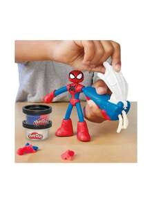 Play-Doh Marvel Spider-Man Thwip Squisher Playset Age 4+ 1 Player F98295L0 - Multicolorido - Ver 2