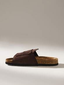 Solecia Women's Breathable Sandals, Outdoor Casual Vacation Flat Slippers - Coffee Brown - View 3