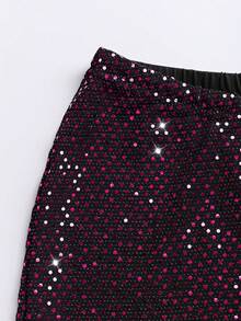 SHEIN Unity Shorts sexy de mujer con decoración de rhinestones (corte aleatorio) estilo Y2K - Multicolor - Ver 4