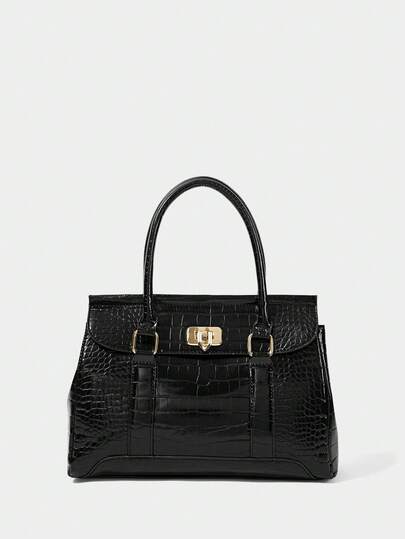 SHECARRY Fashionable Versatile Handbag Commute Bag, Fashionable Burgundy Bag, Bag For Women Elegant Valentines