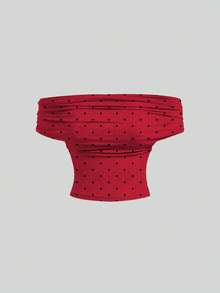 Franclia 1pc Women's Fashionable Printed Sleeveless Backless Halter Neck Top, Versatile - Multicolor - View 8