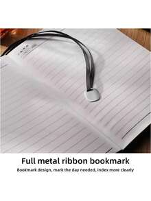 1 cuốn sổ tay giả da A5 chuyên nghiệp, sổ ghi chép công việc, sổ tay cứng có dây chun, nhiều màu sắc để lựa chọn, giấy dày 80gsm, thích hợp cho công việc văn phòng, họp hành, ghi chú, sổ tay quản lý, đồ dùng học tập. - Nhiều màu - Xem 4