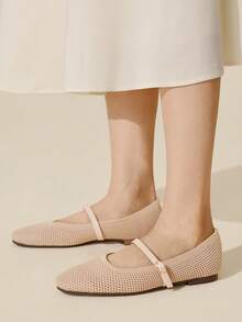 CUCCOO BASICS Women's Buckle Design Casual Everyday Versatile Shoes Valentine's Day - Khaki - View 2