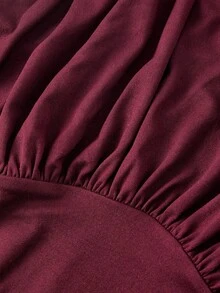 SHEIN MOD Bộ 3 áo kiểu nữ thanh lịch xếp ly buộc dây cổ yếm, màu trơn, phù hợp cho công sở và đi làm, ngày Valentine, quà Valentine cho nữ, lễ hội, phong cách thập niên 70, retro, vintage, áo kiểu sang trọng, áo nơ, áo thanh lịch, áo xếp ly - Nhiều màu - Xem 3