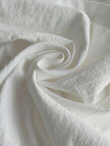 Comfortcana Quần short cỡ lớn, chất liệu cotton lanh, kiểu dáng thường ngày và mặc nhà, có dây rút trang trí và khóa kéo. - trắng - Xem 10