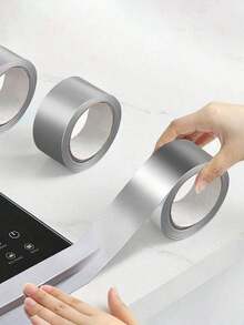 1 Roll Aluminum Foil Tape, Self-Adhesive Waterproof Caulk Strip For Bathtub Shower Seal, Bathroom Kitchen Repair - Multicolor - View 7