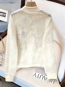 GlowEve 女士轻薄提花开襟拉链外套，春夏款