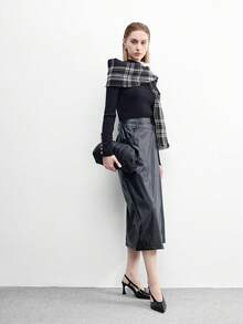 CUCCOO BIZCHIC Escarpins à talons hauts aiguilles à bout pointu avec bride arrière noire, style minimaliste classique. Polyvalents pour le quotidien, les déplacements, les occasions élégantes et les soirées - Noir - Voir 6