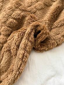 Franclia 休闲拉链上衣和裤子家居服套装 - 駝色 - 查看 8