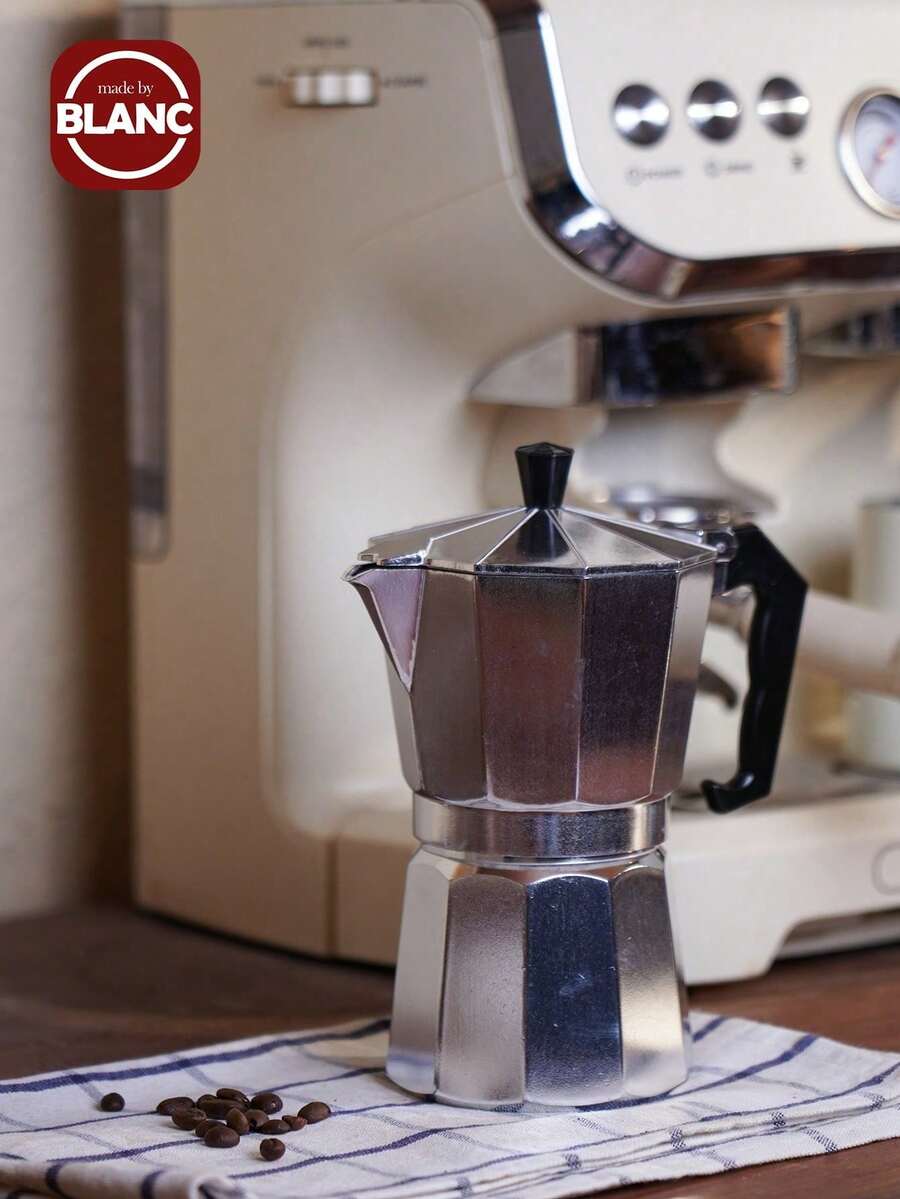 Zazumi Classic Italian-American Espresso Maker - 10.14oz Aluminum Stovetop Coffee Pot, Manual Operation, Perfect For Home & Restaurant Use Back To School - Multicolor - View 1