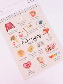 1 Lịch danh sách việc cần làm năm 2026, Lịch màu nước, Lịch nghệ thuật 2026, Lịch treo tường và kế hoạch in được năm 2026 với chủ đề hàng tháng - Mảnh duy nhất - Xem 5