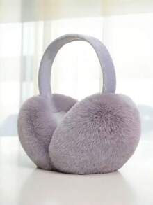 Joivida Foldable Large Ear Muffs Winter Thickened Breathable Ear Protection Windproof Cold Weather Plush Ear Warmers - Multicolor - View 7