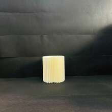 象牙色纸板底座，折叠柱形支架，婚礼道具，落地展示柱架，DIY圆形顶盘折叠纸筒柱形底座，婚礼生日蛋糕花架，最佳礼物，婚礼装饰，家居装饰，房间装饰，毕业生日装饰，派对装饰，单身派对装饰