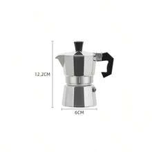 Zazumi Classic Italian-American Espresso Maker - 10.14oz Aluminum Stovetop Coffee Pot, Manual Operation, Perfect For Home & Restaurant Use Back To School - Multicolor - View 15