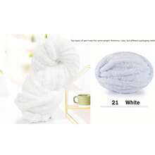 500g Sợi Chenille siêu thô, Đường kính 2cm - Chăn đan tay tự làm, Kết cấu nhung, Sợi Polyester mềm & dày để móc và đan Gối ấm cúng, Chăn, Thảm, Giường cho thú cưng, Tổ cho thú cưng, Gối, Khăn quàng cổ, Mũ, Túi đeo chéo, Búp bê, Đồ chơi cho thú cưng và các Dự án thủ công móc - Nhiều màu - Xem 25