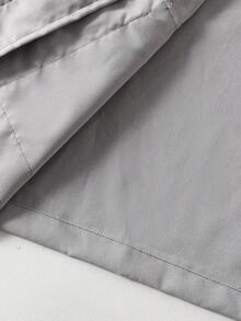 Vacaura 3pcs/Set Teenage Boys Casual Outfit - Black Vest, White T-Shirt, Black Pants - Grey - View 9