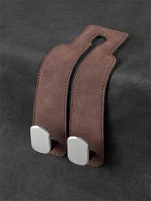4-Piece Car Hook Set, Car Seat Cover With Hidden Hook, PU Leather Material, Car Accessories, Car Interior Accessories, Car Bag Storage Hook, Car Seat Backrest Upgrade Hidden Hook, ABS Rear Car Bag Storage Hook, Suitable For Various Car Models, Travel, Outdoor, Back To School Season Women's Storage And Organization, Travel Essential Gifts - Multicolor - View 24