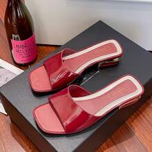 Sandalias de tacón alto para mujeres - Rojo - Ver 6