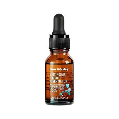Slow Sunday Biotin Hair & Scalp Essential Oil, Biotin, Strengthen Hair, Intensive Scalp Care, Suitable For All Hair Types, Good Choice For Wedding, Vacation, Beach, Travel Essentials, Suitable For Summer Hair Care