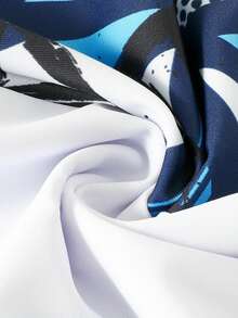 Ensemble de maillot de bain pour garçons préadolescents - Top anti-UV à manches courtes assorti à un short de plage, maillot de bain sport décontracté pour garçons, adapté pour l'été