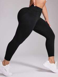 Rhythm Era Leggings termici imbottiti neri da donna, taglia curvy, autunno/inverno - nero - Visualizzare 4