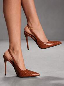 Stone pattern 7639 brown