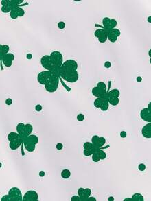 HIMLAND Men's Clover Print Short Sleeve Single-Breasted Casual Shirt - Multicolor - View 5