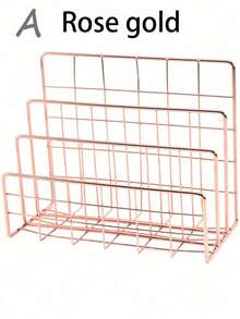 Multi-Layer Storage Shelf For Letters And Books, Minimalist Home Decor Back To School