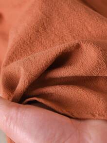 Rusticease 女士复古水洗棉衬衫长裤两件套 - 彩色 - 查看 7