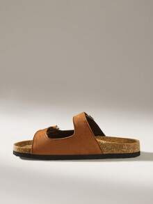 Solecia Women's Breathable Sandals, Outdoor Casual Beach Vacation Flat Slippers - Brown - View 6