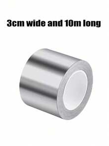 1 Roll Aluminum Foil Tape, Self-Adhesive Waterproof Caulk Strip For Bathtub Shower Seal, Bathroom Kitchen Repair - Multicolor - View 9