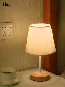 1PC褶皱布艺台灯，创意装饰，简约LED灯，USB供电，实木和布艺材质，适用于卧室、书房、书桌等场所。 - 百褶布藝 - 查看 6