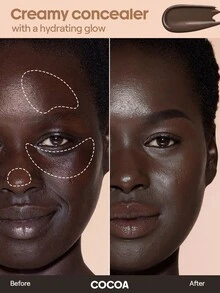 SHEGLAM Like Magic Hydrating Concealer-Cocoa Brand Beauty Makeup Face Paint Cosmetic For Women Girls Perfect For Winter Ideal For Y2K Fancy Fashion Suitable For Birthday Gift Party Ready Best Color - Cocoa - View 2