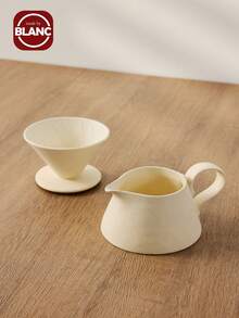 Zazumi Bộ pha cà phê nhỏ giọt bằng gốm, bình pha cà phê dùng chung bằng gốm, cốc cà phê kiểu kem cá nhân hóa, bộ quà tặng cà phê cho bạn thân, phễu lọc cà phê cho mùa tựu trường. - Nhiều màu - Xem 4