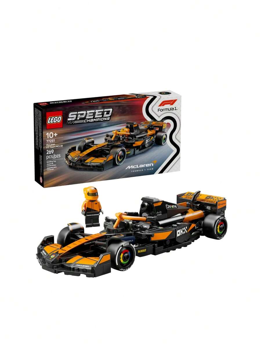 LEGO Speed Champions® McLaren F1® Team MCL38 Race Car 10Years+ 77251 - Multicolor - View 1